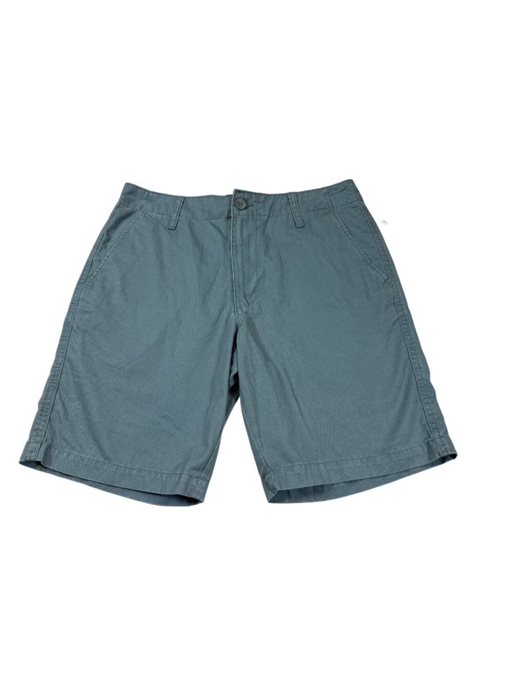 NWT Old Navy Mens Lived-In Straight Shorts Teal Blue 32 Relaxed Fit (OO611)